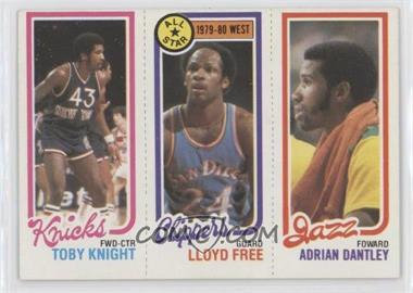 1980-81 Topps - [Base] #240-14-168 - Toby Knight, Adrian Dantley, World B. Free