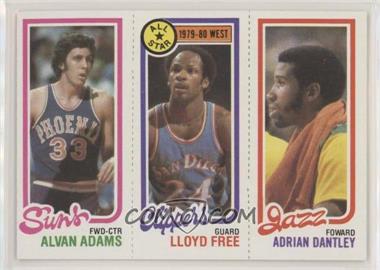 1980-81 Topps - [Base] #240-14-189 - Alvan Adams, World B. Free, Adrian Dantley