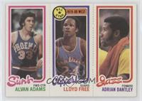 Alvan Adams, World B. Free, Adrian Dantley