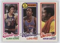 Alvan Adams, World B. Free, Adrian Dantley