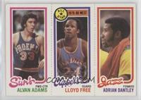 Alvan Adams, World B. Free, Adrian Dantley