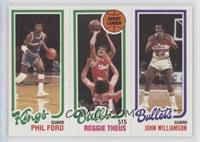 Phil Ford, Reggie Theus, John Williamson