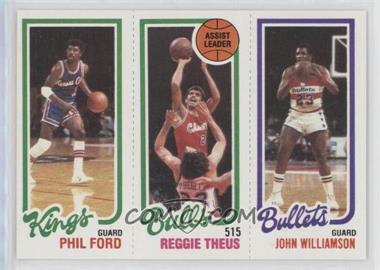 1980-81 Topps - [Base] #252-43-127 - Phil Ford, Reggie Theus, John Williamson