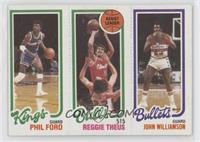 Phil Ford, Reggie Theus, John Williamson [Poor to Fair]
