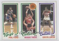 Phil Ford, Reggie Theus, John Williamson [Good to VG‑EX]