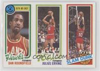 Dan Roundfield, Julius Erving, Ron Brewer