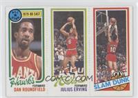 Dan Roundfield, Julius Erving, Ron Brewer