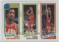 Dan Roundfield, Julius Erving, Ron Brewer [Poor to Fair]