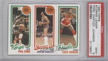 1980-81 Topps - [Base] #26-234-124 - Phil Ford, Adrian Dantley, Eddie Johnson [PSA 9 MINT]