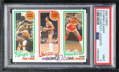 1980-81 Topps - [Base] #26-234-124 - Phil Ford, Adrian Dantley, Eddie Johnson [PSA 9 MINT]