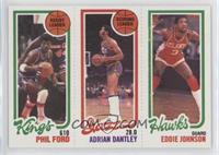 Phil Ford, Adrian Dantley, Eddie Johnson