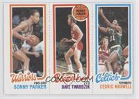 Sonny Parker, Dave Twardzik, Cedric Maxwell