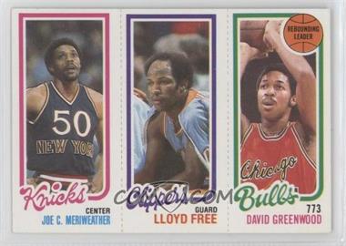 1980-81 Topps - [Base] #42-218-169 - Joe Meriweather, World B. Free, David Greenwood