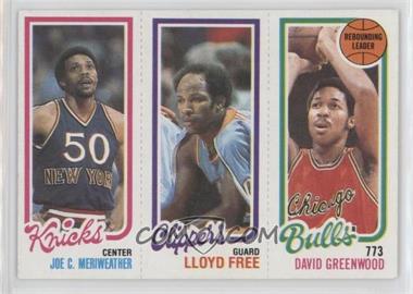 1980-81 Topps - [Base] #42-218-169 - Joe Meriweather, World B. Free, David Greenwood