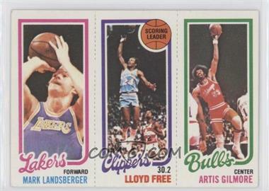 1980-81 Topps - [Base] #44-214-140 - Mark Landsberger, Artis Gilmore, World B. Free