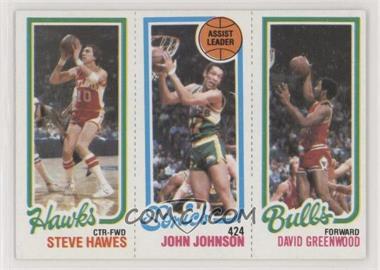 1980-81 Topps - [Base] #45-226-24 - Steve Hawes, John Johnson, David Greenwood