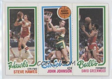 1980-81 Topps - [Base] #45-226-24 - Steve Hawes, John Johnson, David Greenwood