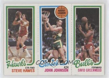 1980-81 Topps - [Base] #45-226-24 - Steve Hawes, John Johnson, David Greenwood
