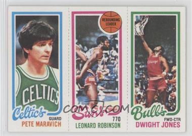 1980-81 Topps - [Base] #46-187-38 - Pete Maravich, Dwight Jones, Leonard Robinson