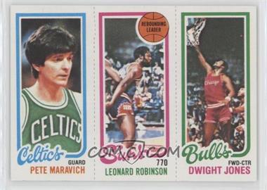 1980-81 Topps - [Base] #46-187-38 - Pete Maravich, Dwight Jones, Leonard Robinson