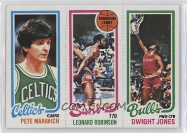 1980-81 Topps - [Base] #46-187-38 - Pete Maravich, Dwight Jones, Leonard Robinson