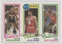 Junior Bridgeman, Julius Erving, Ricky Sobers [Good to VG‑EX]