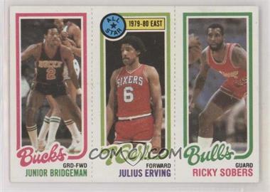1980-81 Topps - [Base] #49-1-88 - John Long, Julius Erving, Ricky Sobers