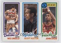 Wes Unseld, Geoff Huston, John Drew