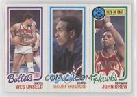 Wes Unseld, Geoff Huston, John Drew