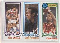 Wes Unseld, Geoff Huston, John Drew