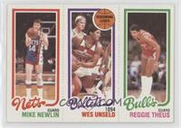 Mike Newlin, Wes Unseld, Reggie Theus
