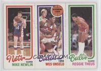 Mike Newlin, Wes Unseld, Reggie Theus [Poor to Fair]