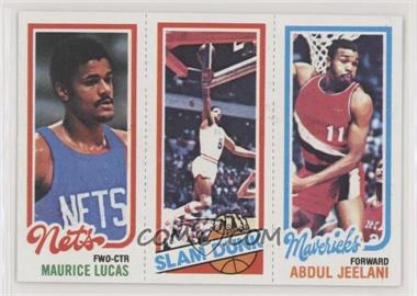 1980-81 Topps - [Base] #62-262-158 - Maurice Lucas, Abdul Jeelani, Julius Erving