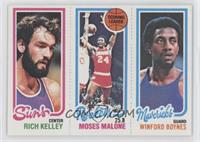 Rich Kelley, Moses Malone, Winford Boynes [Poor to Fair]