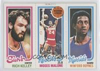 Rich Kelley, Moses Malone, Winford Boynes [Poor to Fair]
