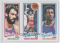 Rich Kelley, Moses Malone, Winford Boynes