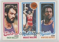 Rich Kelley, Moses Malone, Winford Boynes