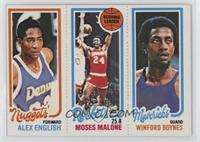 Alex English, Moses Malone, Winford Boynes