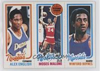 Alex English, Moses Malone, Winford Boynes