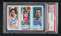 Alex English, Moses Malone, Winford Boynes [PSA 7 NM]