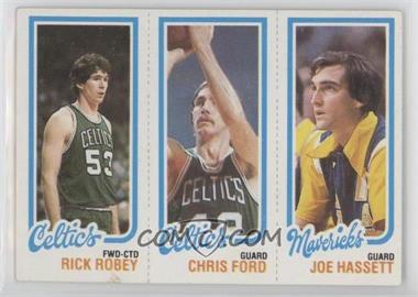 1980-81 Topps - [Base] #66-37-40 - Joe Hassett, Chris Ford, Rick Robey [Poor to Fair]