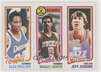 Alex English, Jeff Judkins, Marques Johnson