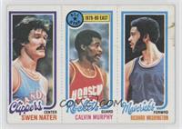 Swen Nater, Calvin Murphy, Richard Washington [Good to VG‑EX]