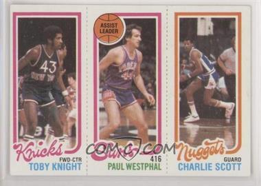 1980-81 Topps - [Base] #77-188-168 - Toby Knight, Charlie Scott, Paul Westphal