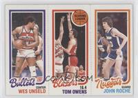 Wes Unseld, Tom Owens, John Roche