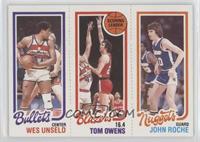 Wes Unseld, Tom Owens, John Roche