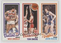 Wes Unseld, Tom Owens, John Roche