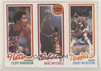 Cliff Robinson, Mike Mitchell, Bob Wilkerson