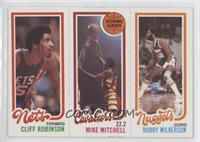 Cliff Robinson, Mike Mitchell, Bob Wilkerson