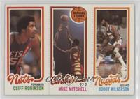 Cliff Robinson, Mike Mitchell, Bob Wilkerson